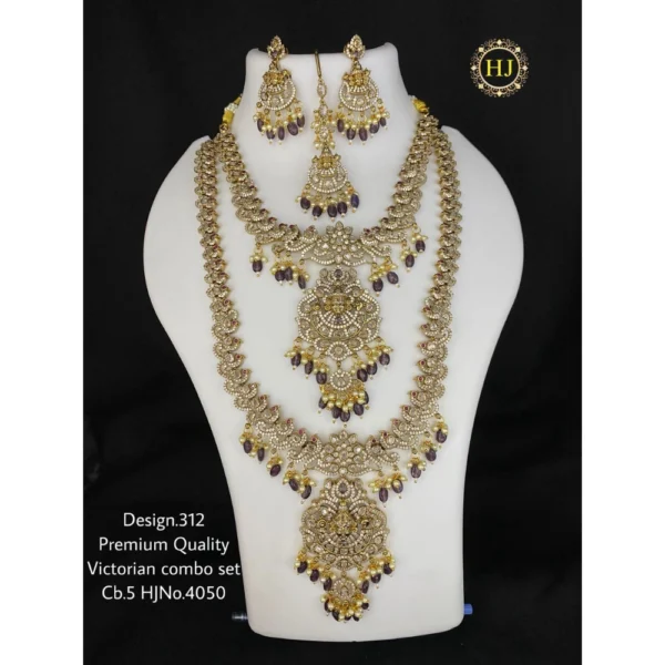 Premium Victorian Combo Set - HIRAL JEWELLERY