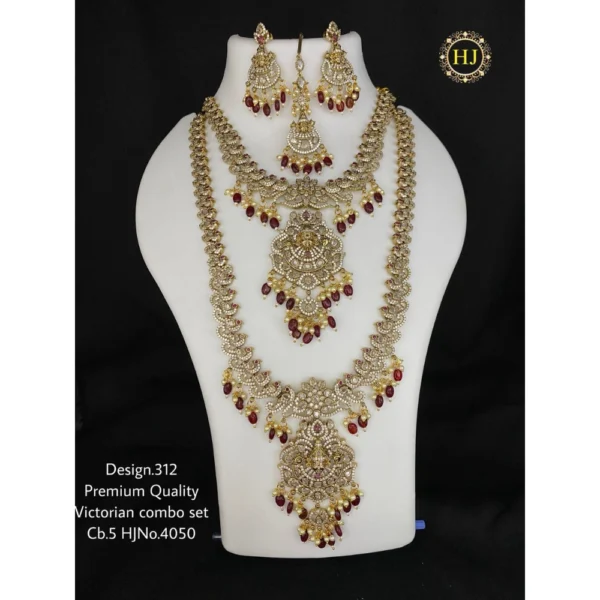Premium Victorian Combo Set - HIRAL JEWELLERY