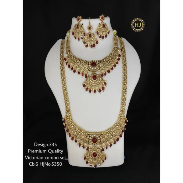 Premium Victorian Combo Set - HIRAL JEWELLERY