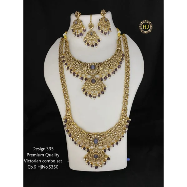 Premium Victorian Combo Set - HIRAL JEWELLERY