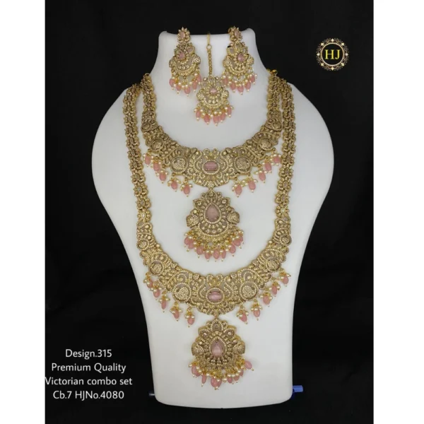 Premium Victorian Combo Set - HIRAL JEWELLERY