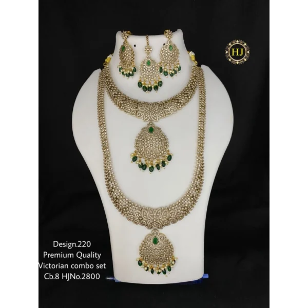 Premium Victorian Combo Set - HIRAL JEWELLERY