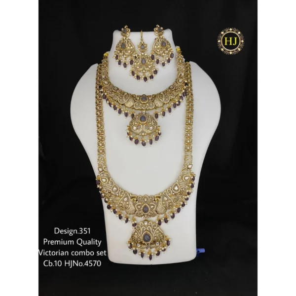 Premium Victorian Combo Set - HIRAL JEWELLERY