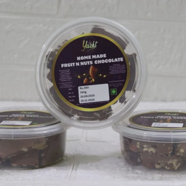 Home Made Fruit & Nut Chocolate - YACHT CHOCOLATES