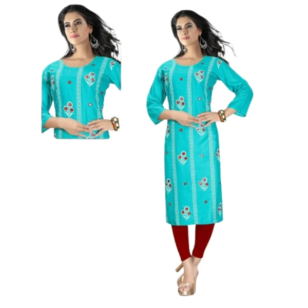 HEAVY REYON TOP WITH MIRROR WORK - THIRUPPUR SV BANIYAN STORE
