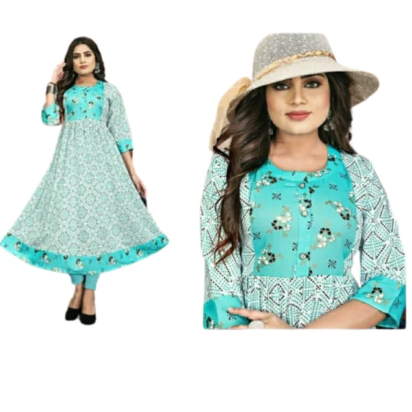 MIX AND MATCH LONG ANARKALI - THIRUPPUR SV BANIYAN STORE