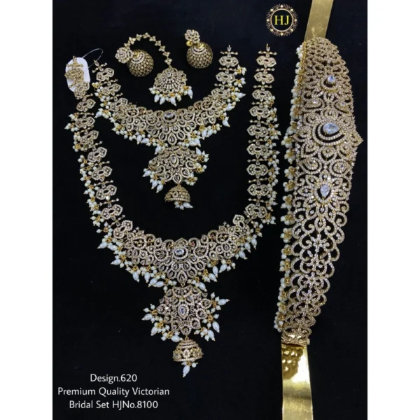 PREMIUM QUALITY VICTORIAN BRIDAL SAT - HIRAL JEWELLERY