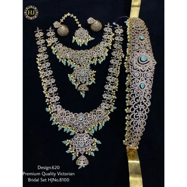 PREMIUM QUALITY VICTORIAN BRIDAL SAT - HIRAL JEWELLERY