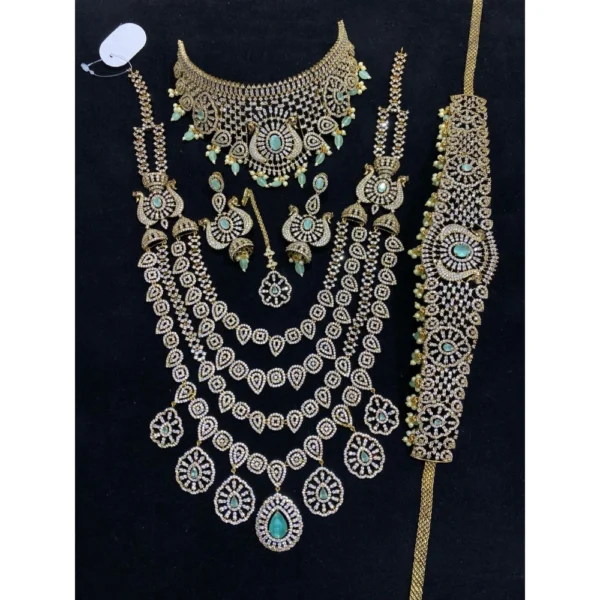 PREMIUM QUALITY VICTORIAN BRIDAL SAT - HIRAL JEWELLERY