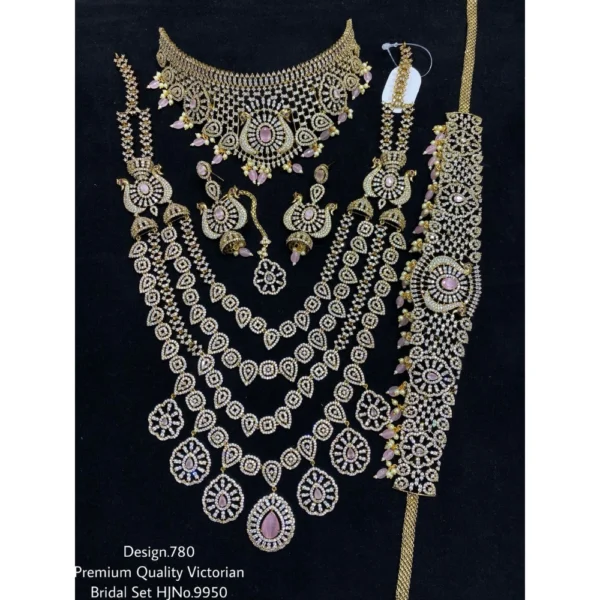 PREMIUM QUALITY VICTORIAN BRIDAL SAT - HIRAL JEWELLERY