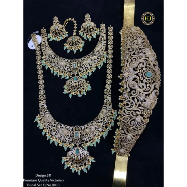 PREMIUM QUALITY VICTORIAN BRIDAL SAT - HIRAL JEWELLERY