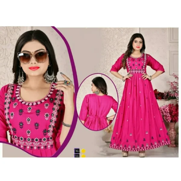 FLOOR LENGTH UMBRELLA WITH EMBROIDERY WORK-THIRUPPUR SV BANIYAN STORE