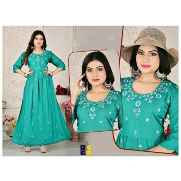 FLOOR LENGTH UMBRELLA WITH EMBROIDERY WORK-THIRUPPUR SV BANIYAN STORE
