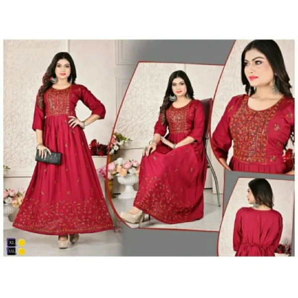 FLOOR LENGTH UMBRELLA WITH EMBROIDERY WORK-THIRUPPUR SV BANIYAN STORE