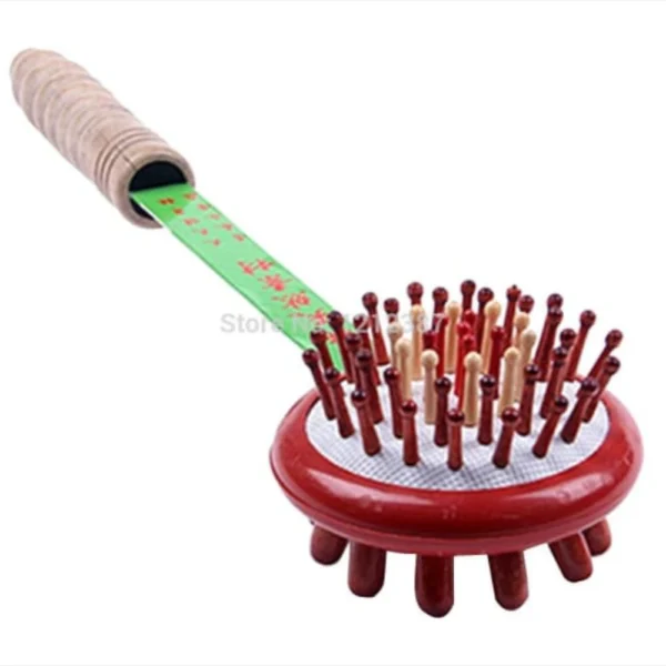 WOODEN MASSAGE HAMMER BACK HEAD KNOCK MASSAGER STICK - OCEANIC HEALTHCARE