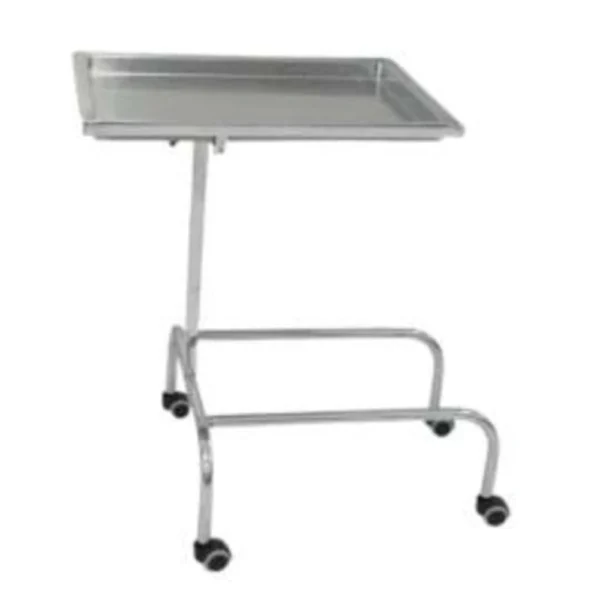 OH 433 (SS) - MAYO TROLLEY STAINLESS STEEL DURABLE AND VERSATILE MEDICAL EQUIPMENT FOR EFFICIENT MAYO TRAY - OCEANIC HEALTHCARE