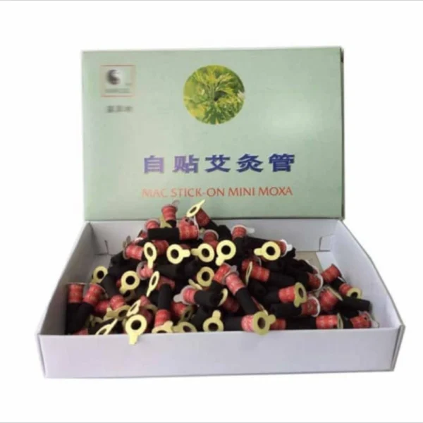 CHINESE HERBAL MEDICINE MOXIBUSTION SELF ADHESIVE STICKERS LITTLE SMOKE MINI MOXA TUBE - OCEANIC HEALTHCARE