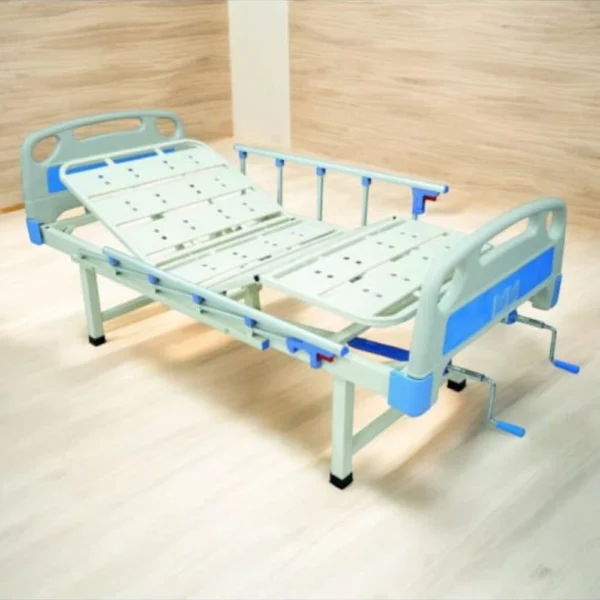 OH 474-FOWLER COT WITH ALUMINIUM RAILINGS & ABS BOARDS - OCEANIC HEALTHCARE