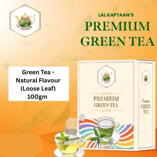 Green Tea - Loose Leaf (100GM) LAL KAPTAAN