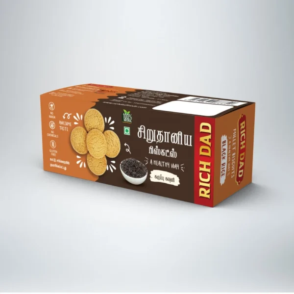 Millet biscuit (BLACK RICE) rich?dad